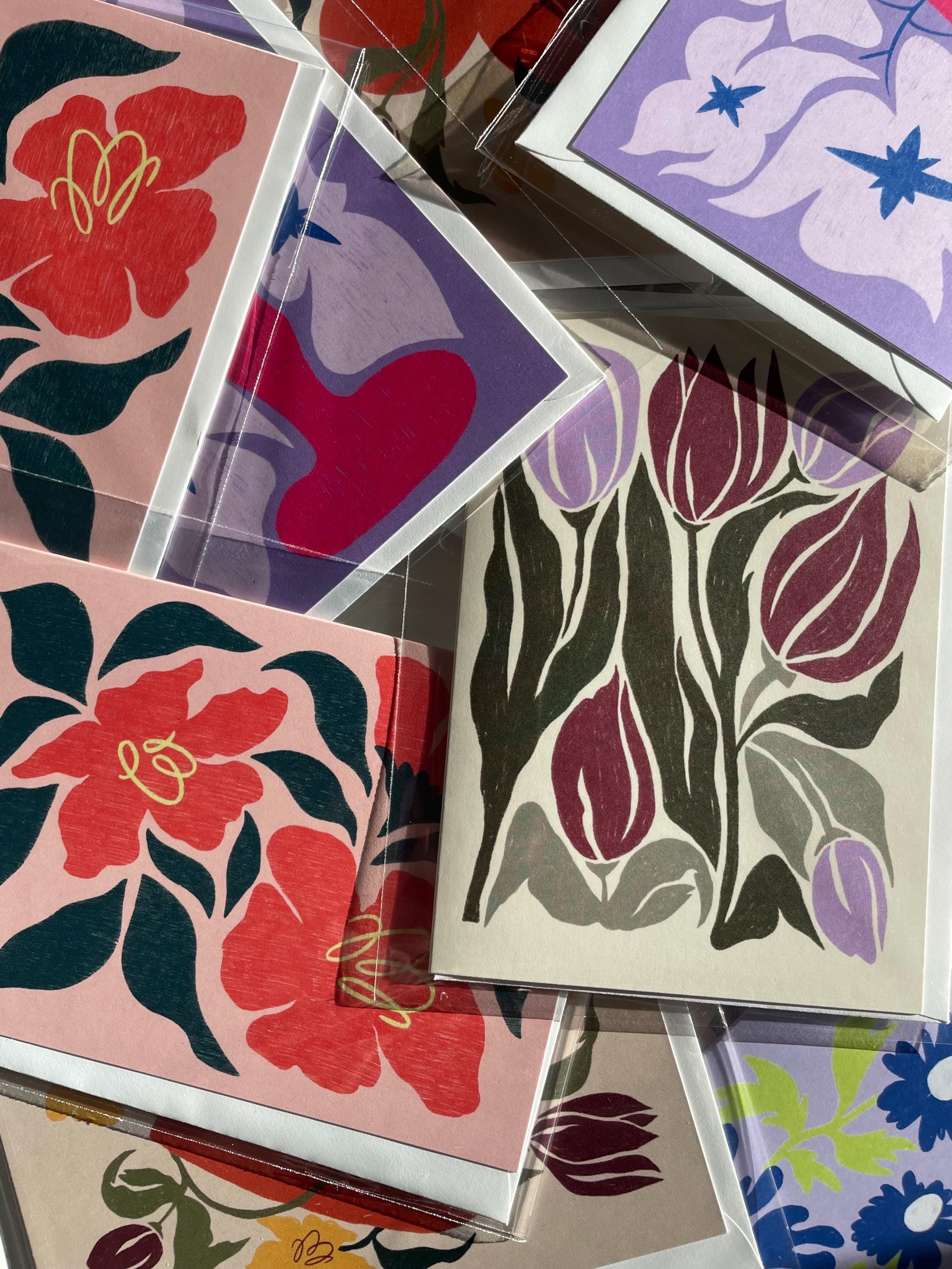 Greeting Card Tulips