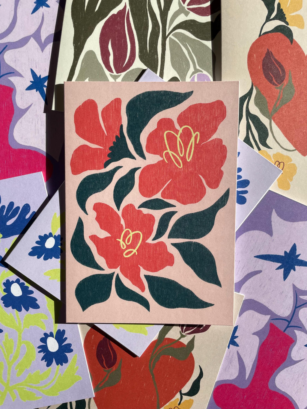 Greeting Card Magnolias