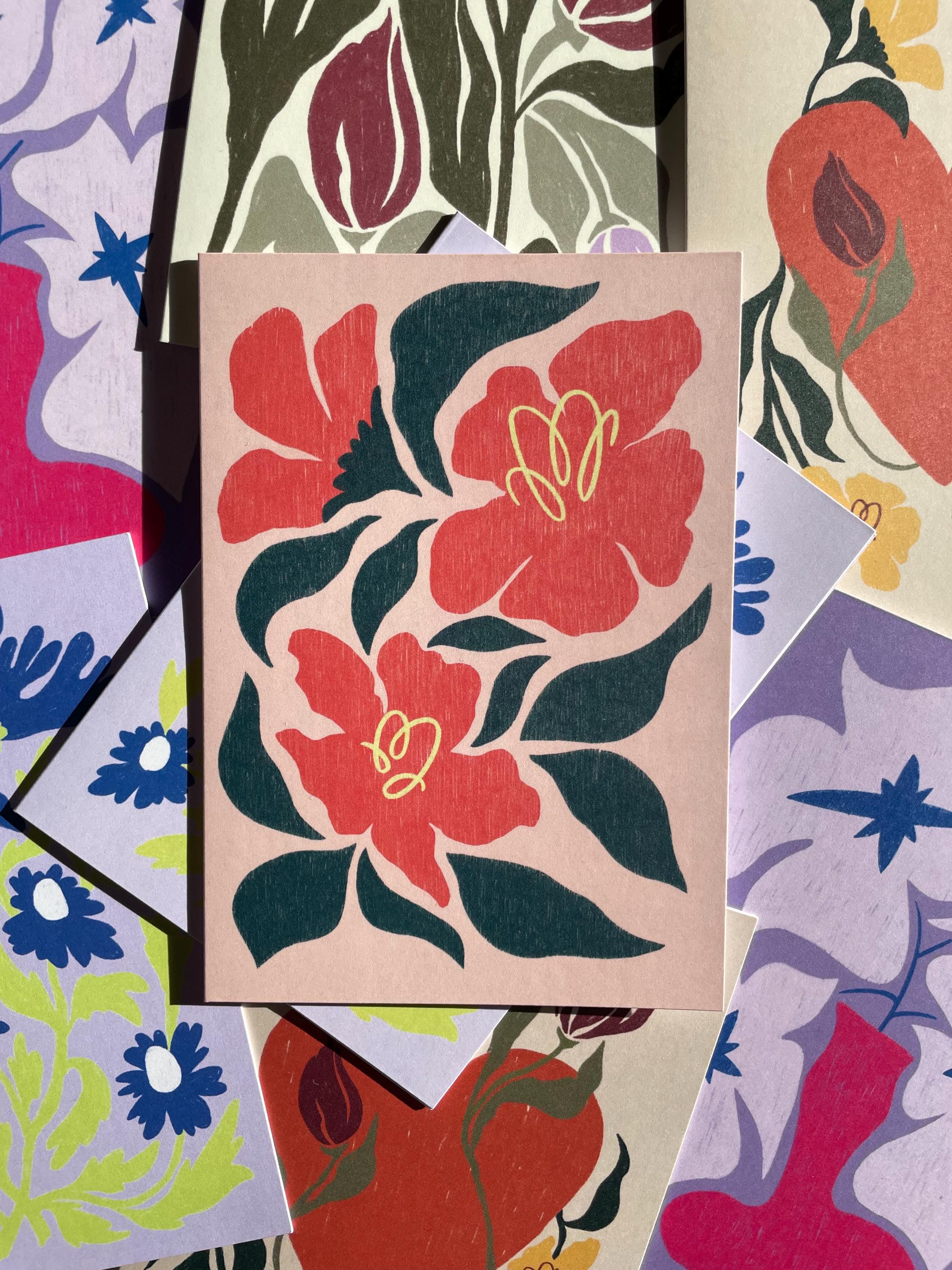Greeting Card Magnolias